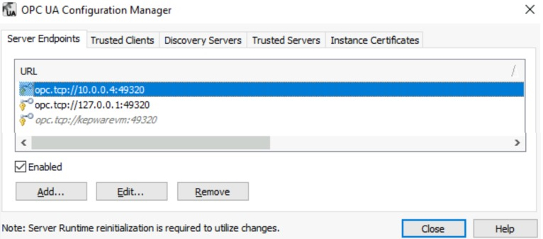 Configuration manager